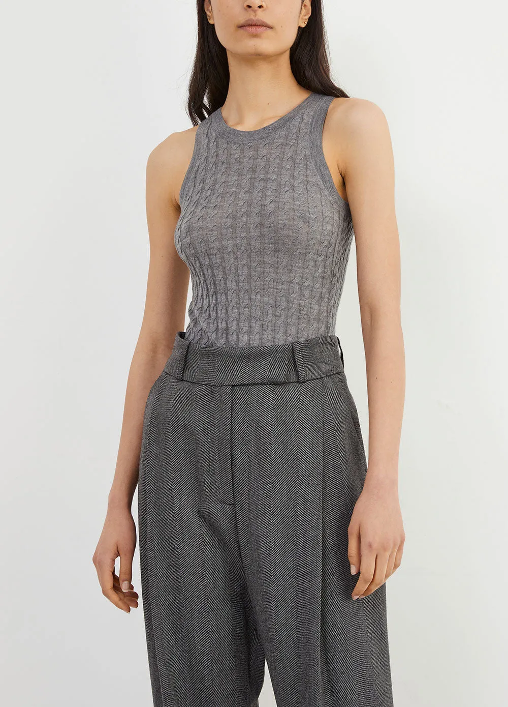 Toteme -  Mini Cable PJ Tank - Vest