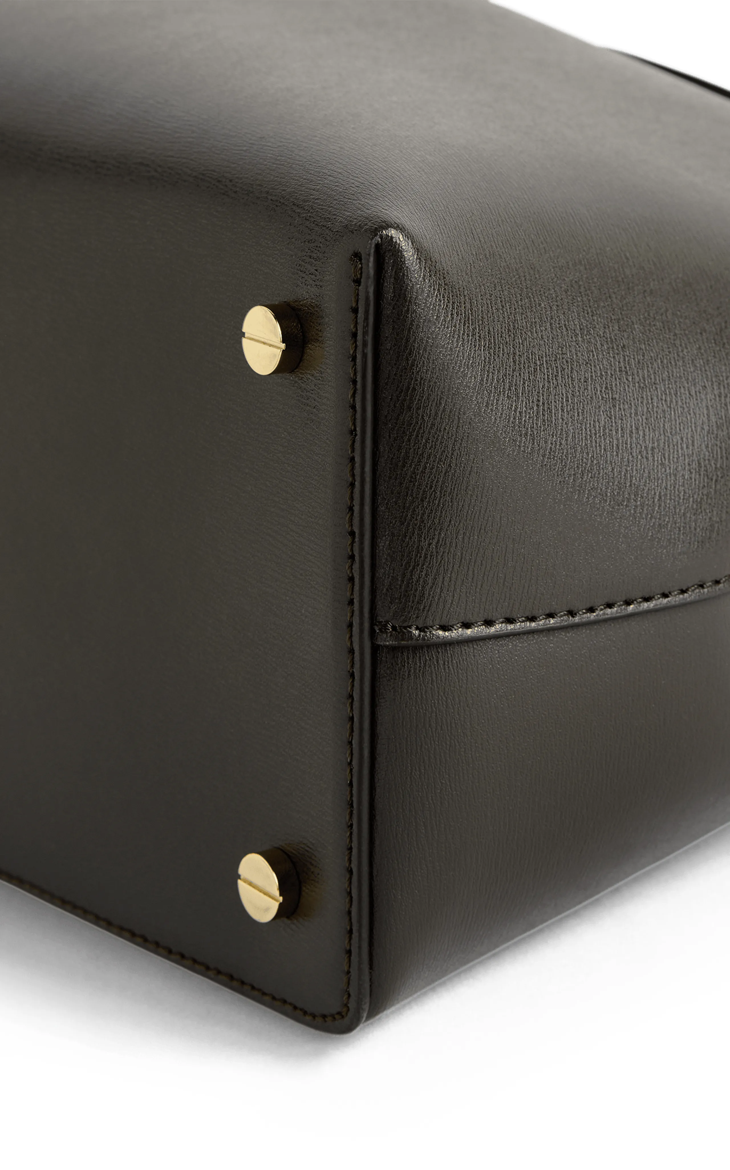 Toteme T-Lock Leather Top Handle Bag