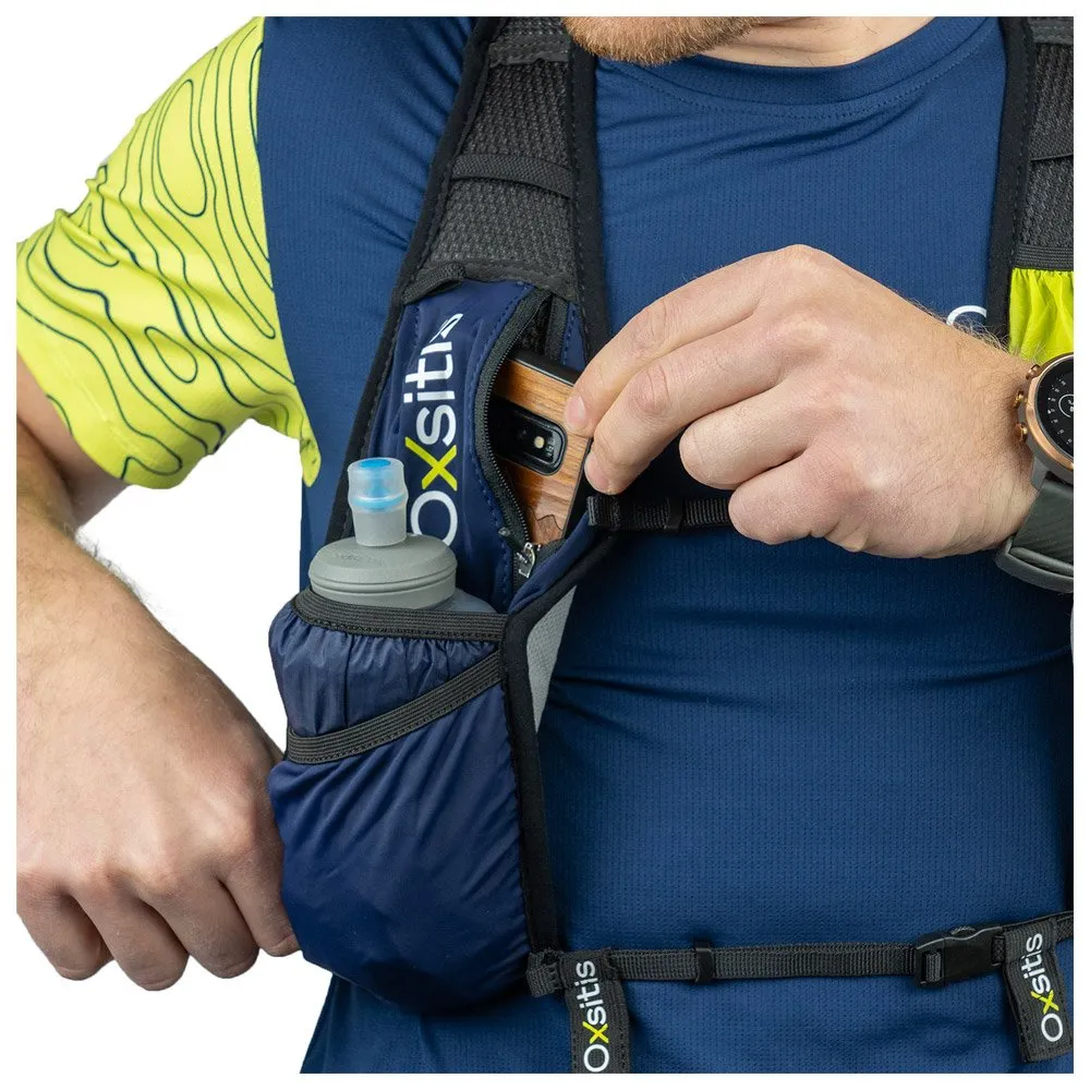 Trail running hydration vest Oxsitis ---Atom 6 Bleu Citrus