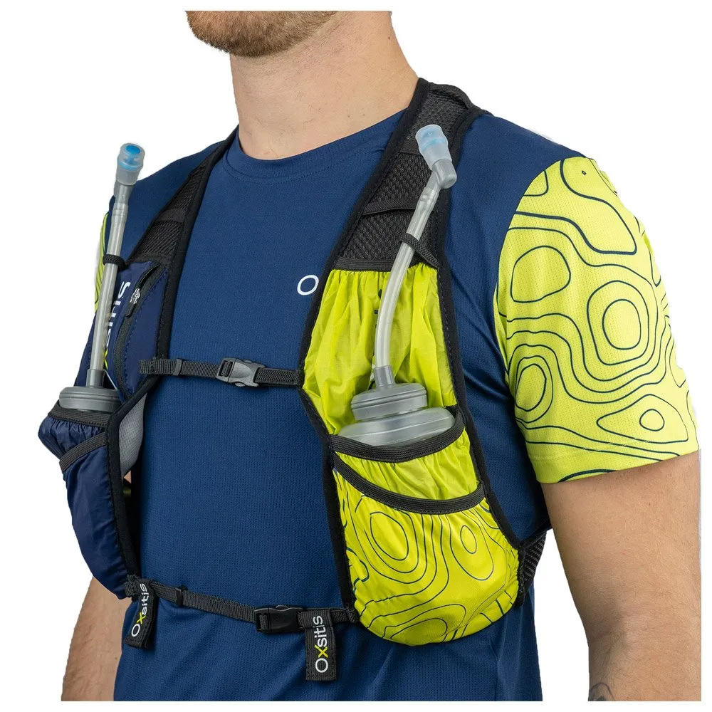 Trail running hydration vest Oxsitis ---Atom 6 Bleu Citrus