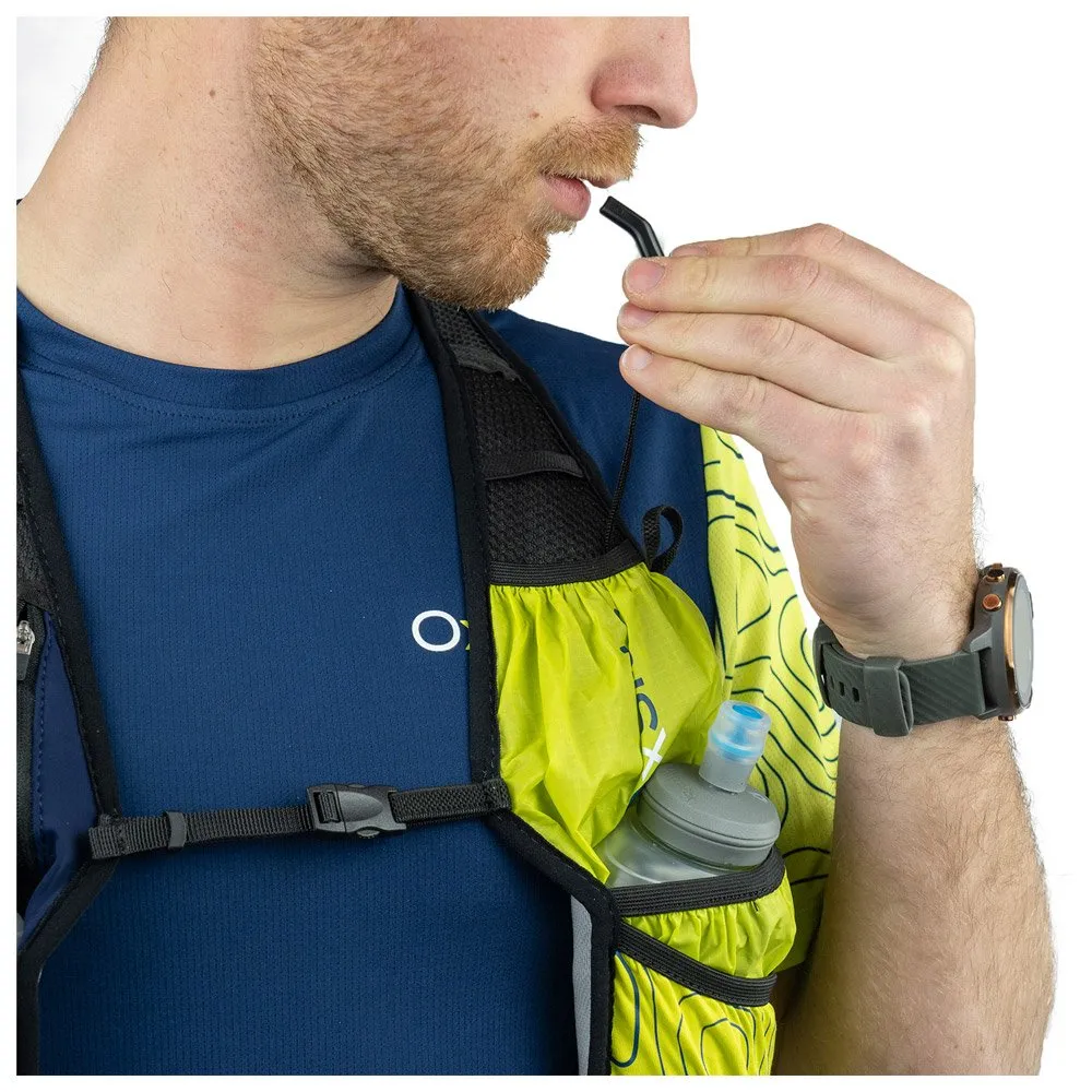 Trail running hydration vest Oxsitis ---Atom 6 Bleu Citrus