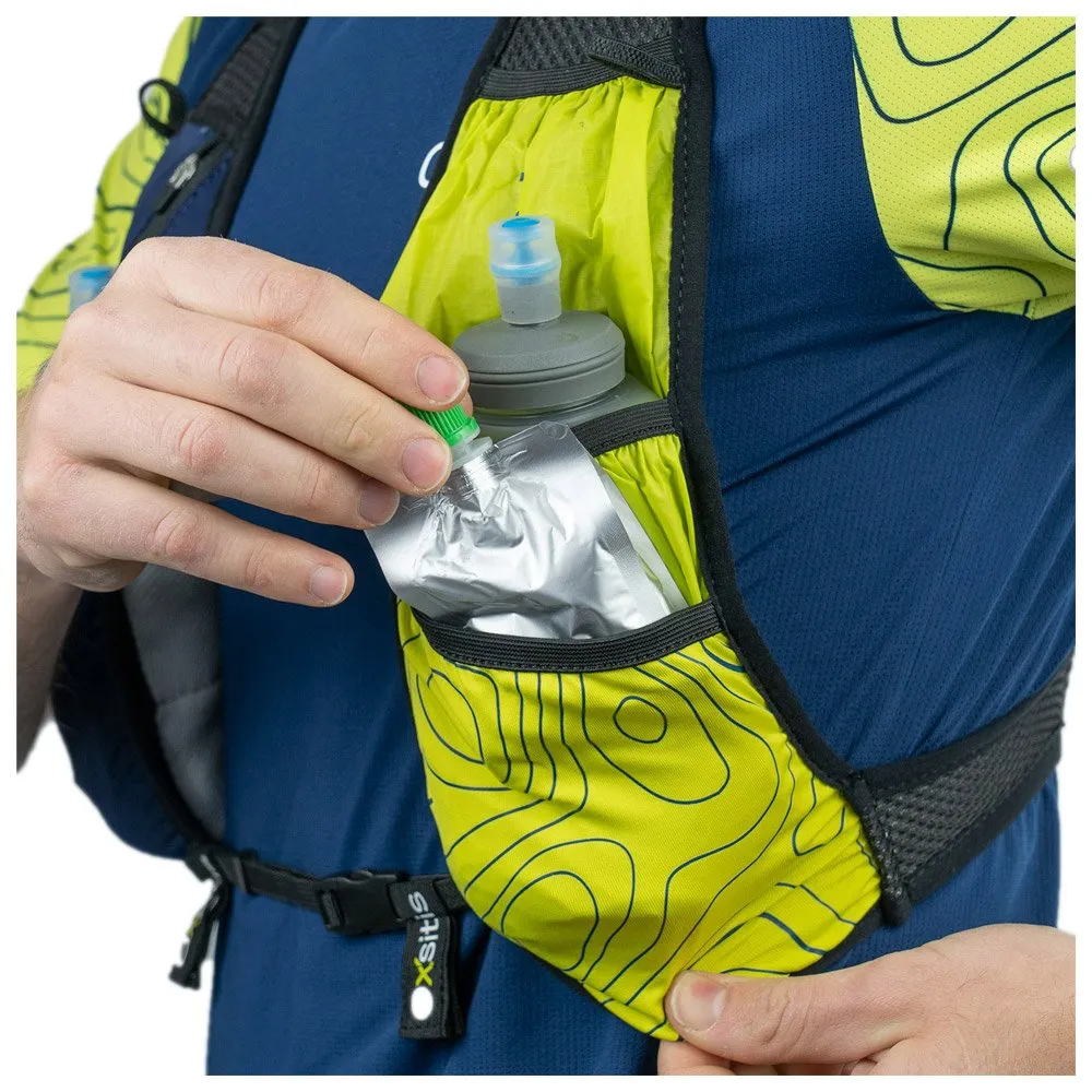 Trail running hydration vest Oxsitis ---Atom 6 Bleu Citrus