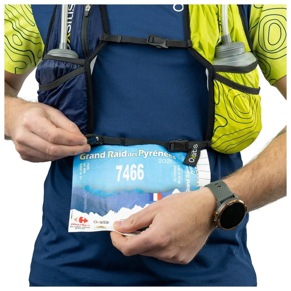 Trail running hydration vest Oxsitis ---Atom 6 Bleu Citrus