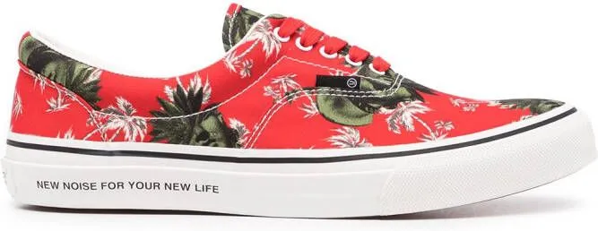 Undercover palm tree-print sneakers Red