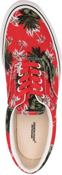 Undercover palm tree-print sneakers Red