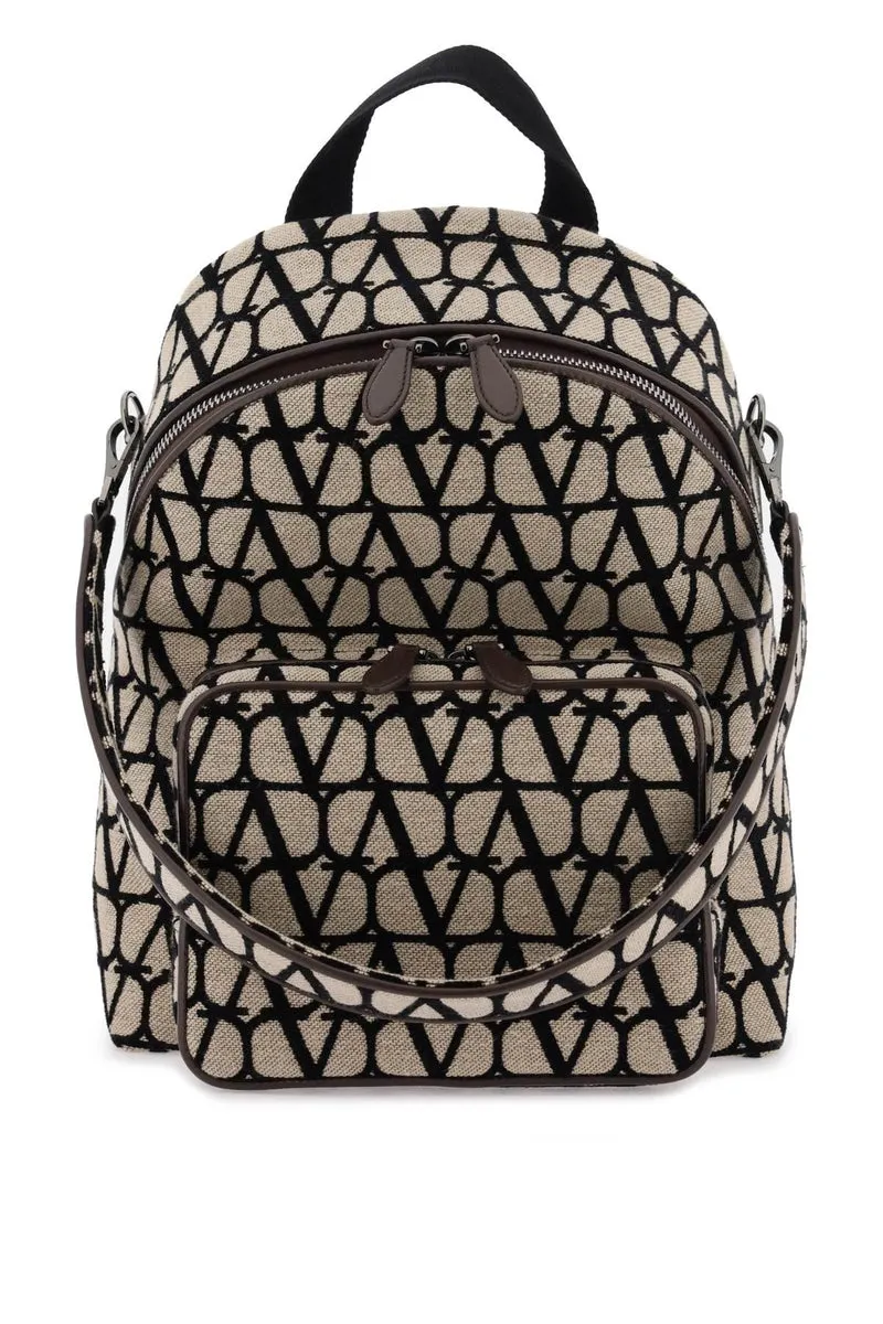 Valentino Garavani    Valentino Garavani Toile Iconographe Backpack