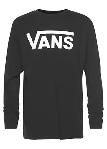 Vans Logo Print Long Sleeve Shirt | Grattan