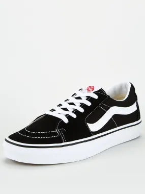 Vans Mens SK8-Low Trainers - Black/White