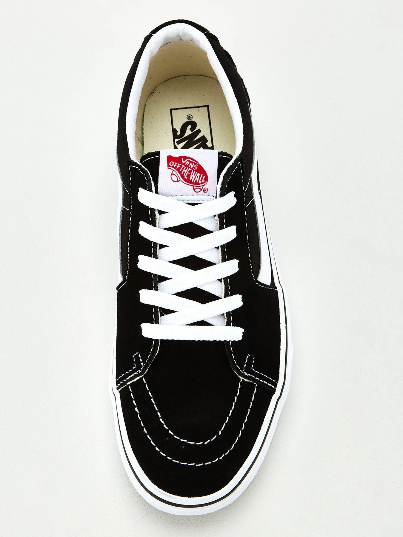 Vans Mens SK8-Low Trainers - Black/White