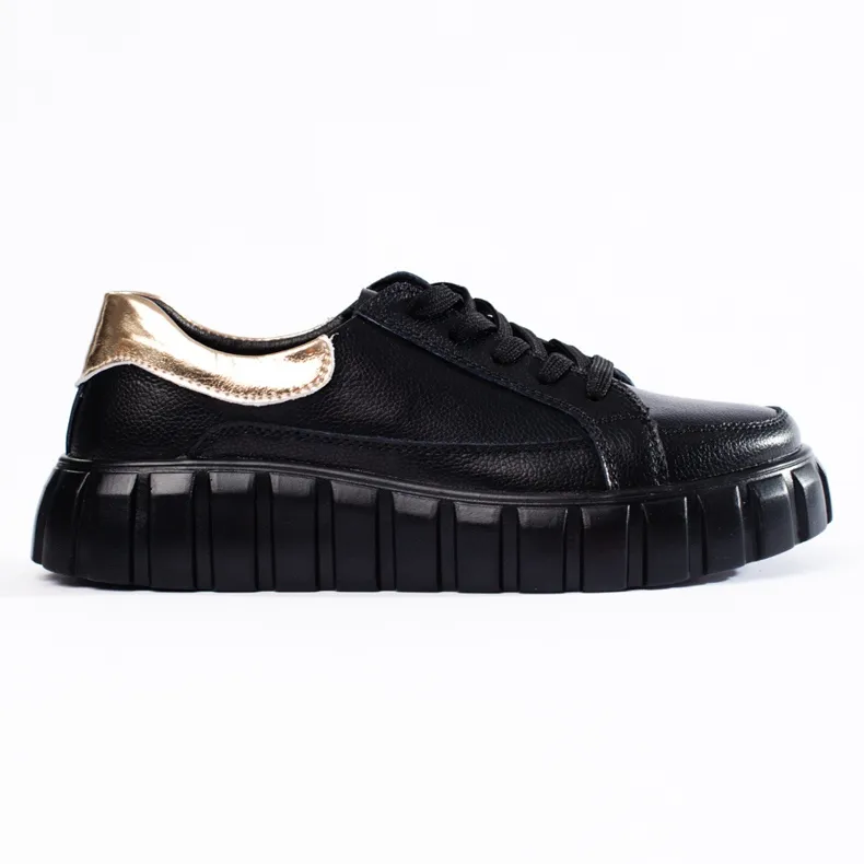 Women's sneakers on the Shelovet platform black