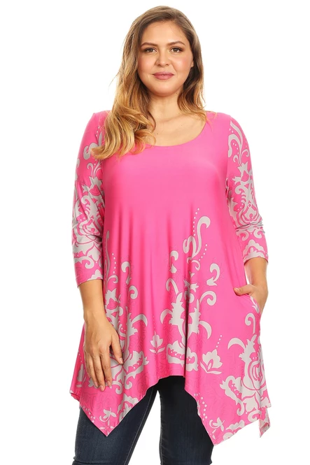 Women's Asymmetric Tunic Top