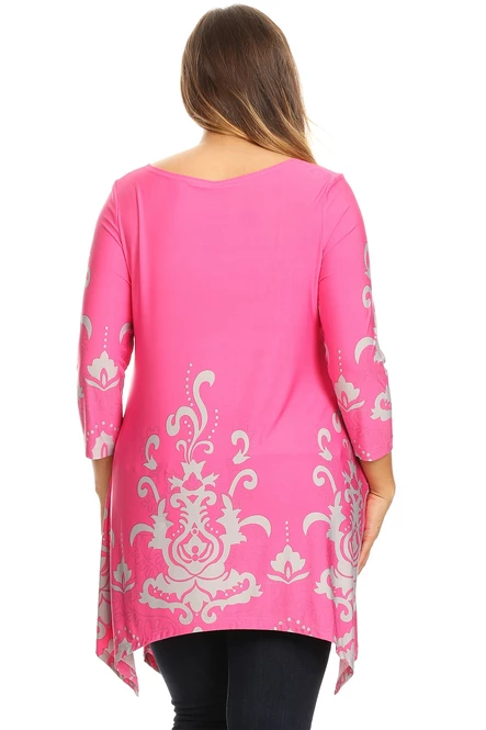 Women's Asymmetric Tunic Top