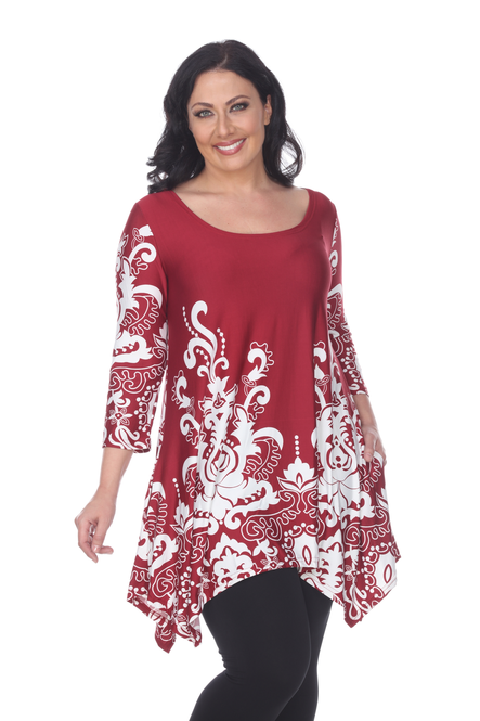 Women's Asymmetric Tunic Top