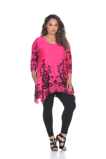 Women's Asymmetric Tunic Top