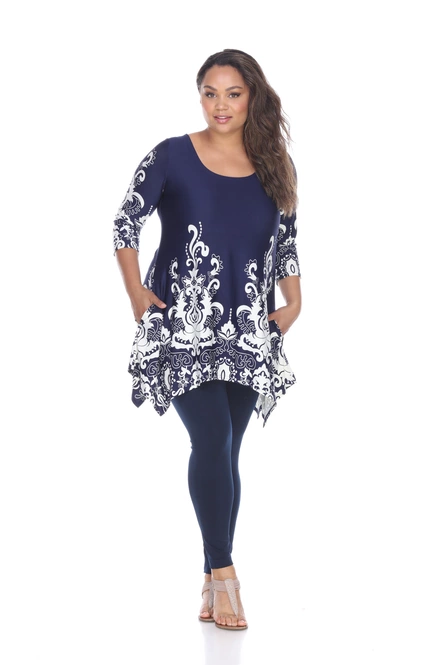 Women's Asymmetric Tunic Top