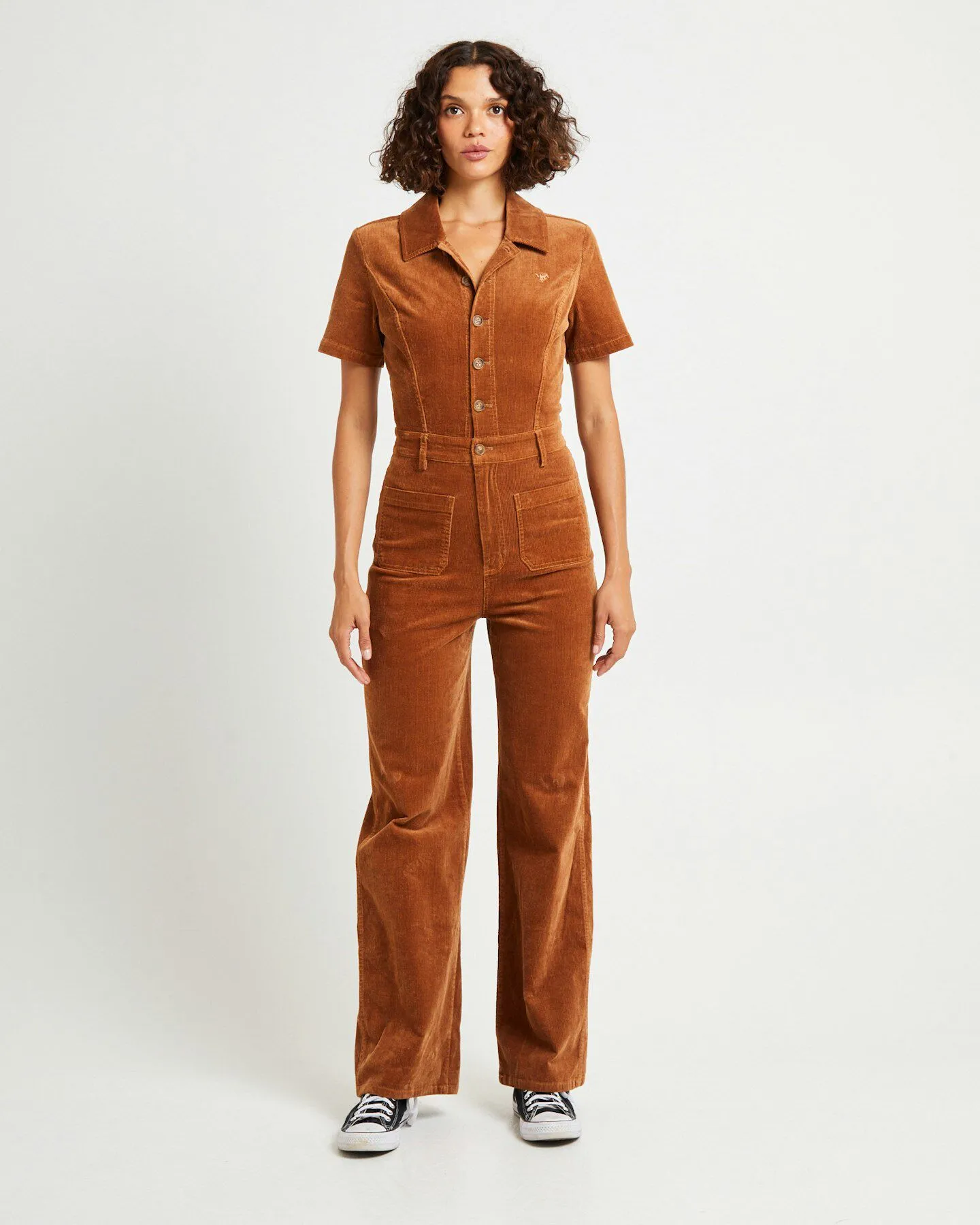 Wrangler Josie Cord Romper - Tan Cord | SurfStitch