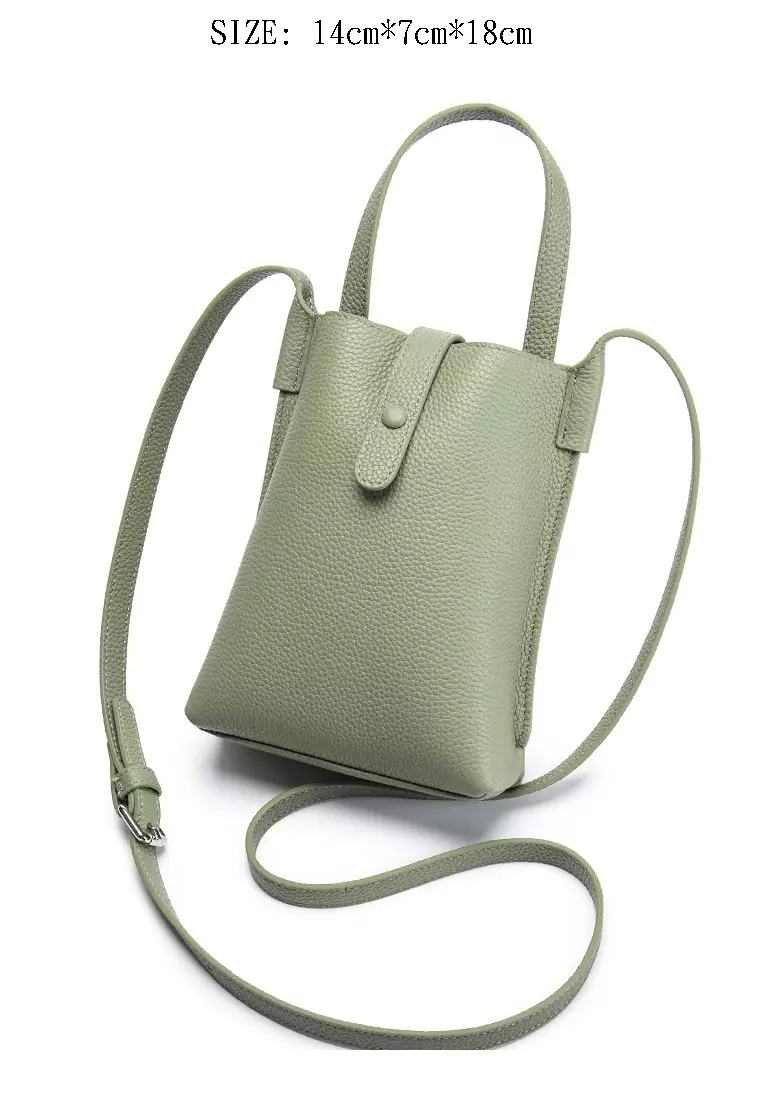 XAFITI Multi Purpose Full Grain Leather Mobile Cross-Body Bag